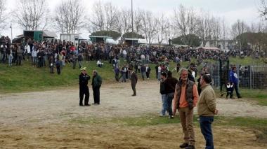 Il pubblico assiepato nella Buca d’Andrea