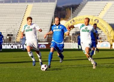 Il bomber Coralli ha saltato per infortunio la sfida col Novara 