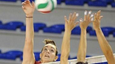 <b>IN ATTACCO</b> La schiacciatrice Silvia Lotti partita da titolare nel match contro il Pomezia
