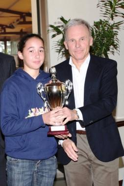 Giulia Cascapera premiata da Guido Nesti 