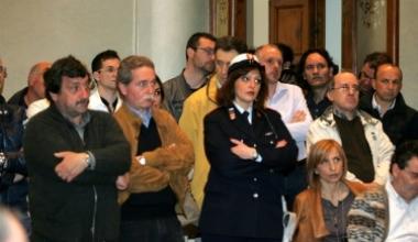 Il pubblico che sabato ha seguito il consiglio comunale sullurbanistica 