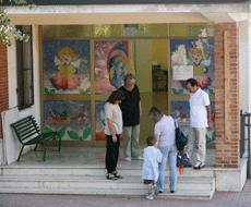 La scuola materna di Calcata