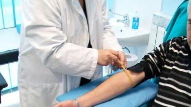 Una donazione di sangue