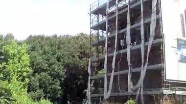 I lavori abbandonati di Villa Letizia