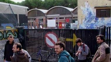 La ex sede di Rebeldia in via Battisti