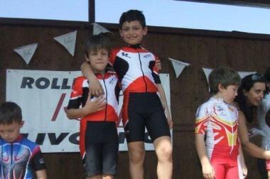<b>SUL PODIO.</b> Fioretti e Trillocco 