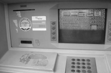 Un bancomat (foto darchivio)      