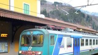 La stazione di Pracchia lungo la linea ferroviaria Porrettana