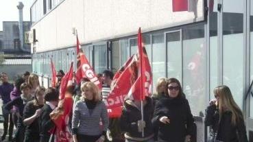 La protesta dei lavoratori
