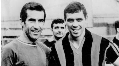 Armando Picchi (a sin.) di cui ricorre il 40º della scomparsa