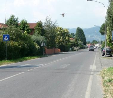 Un tratto di via della Madonnina 