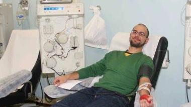 Una donazione di sangue