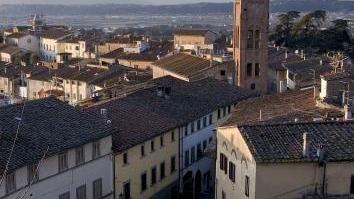 Una suggestiva veduta del paese di Montopoli