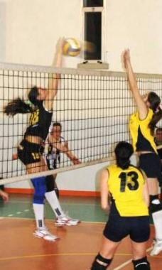 Una gara di volley 