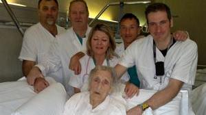 Intervento al femore a 106 anni Sta bene, domani torna a casa