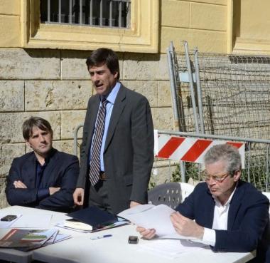 <b>VIA MAZZINI. </b>Bonifazi con Chigiotti e Simiani conferma la scelta per la ex Chelliana  