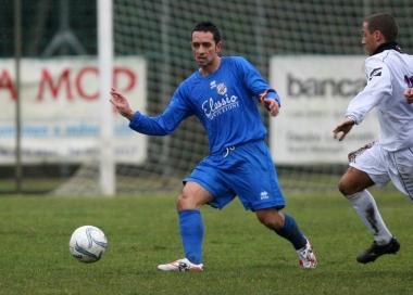 Il capitano del Borgo Gabriele Rummolo in azione        