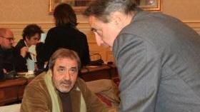 Il sindaco Alessandro Cosimi con Bruno Tamburini del Pdl