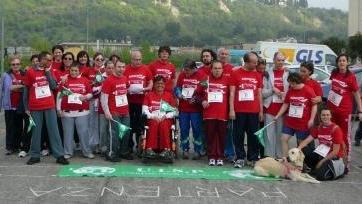 Il gruppo dei maratoneti speciali