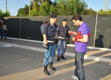<b>CONTROLLI </b>nella zona dello stadio  