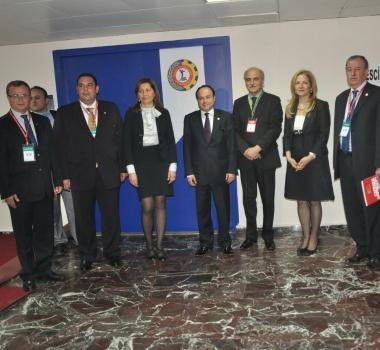 Lincontro fra le due delegazioni  