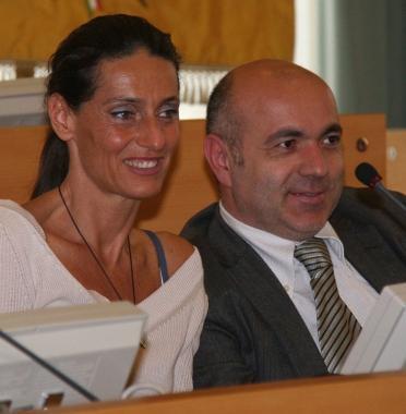 Lassessore regionale Scaletti e il direttore Peruzzini 