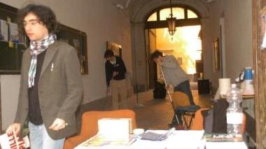 <b>PALAZZO MASTIANI </b>Un momento dell’occupazione dello stabile di Corso Italia