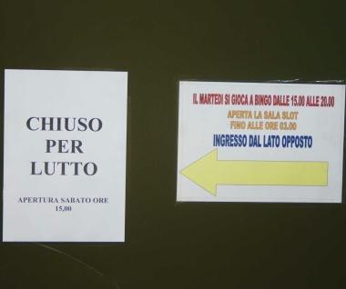 Niente giocate, è il momento del dolore
