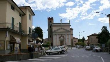 L’area davanti alla chiesa