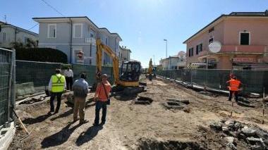 Lavori di rifacimento del viale della Vittoria