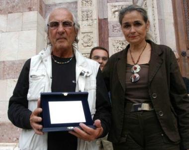 <b>COMITATO.</b> Silvio Battistini (a sinistra) con Enrica Toniazzi 