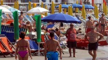 La spiaggia di Marina di Massa
