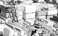 Un depositi di blocchi 