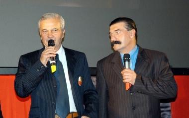 <b>COMPAESANI. </b> Gigi Simoni e Mauro Pasqualini entrambi nati a Crevalcore (Bologna) 