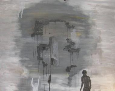 <b>IN MOSTRA </b>Una delle opere di Luca Grechi  