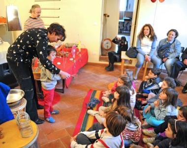 Uno dei laboratori della festa di Legambiente 