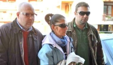 L’arrivo in Questura di Laura Scuderi