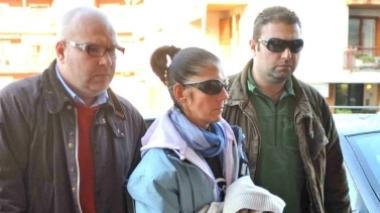 L’arrivo in Questura di Laura Scuderi
