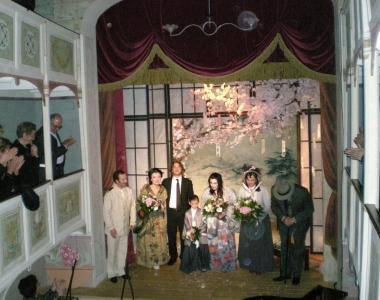 Una scena da Madama Butterfly opera di Puccini 