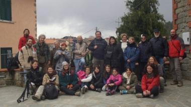 I partecipanti al cordo di birdwatching