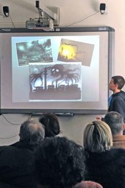 Una lavagna interattiva 