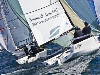 <b>IN GARA.</b> Le vele Melges 20 