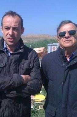 <b>UNITI </b>Lassessore Monaci e (a destra) il presidente del Coseca Valente 