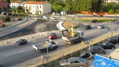 Ancora bloccati i lavori della rotatoria di via Erbosa