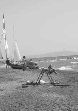 Un tratto di spiaggia libera 