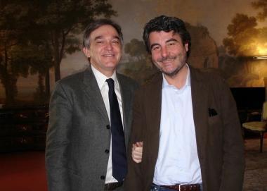 Il governatore Rossi con Stefano Baccelli  