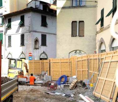 I lavori in via Cavour 