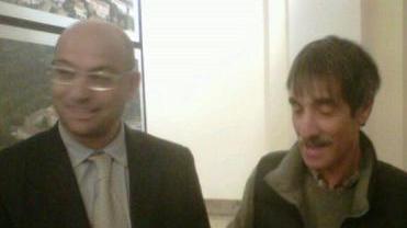Piero Frassi col sindaco di Pontedera Simone Millozzi