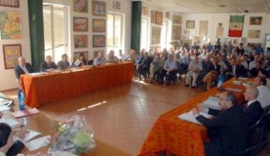 Il vecchio consiglio comunale di Pontremoli 