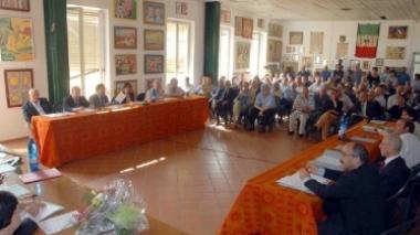 Il vecchio consiglio comunale di Pontremoli